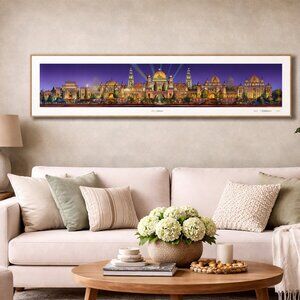 Dreams of the Golden Kingdom – Night Ltd Edition Signed Art Print by Kurt Xu